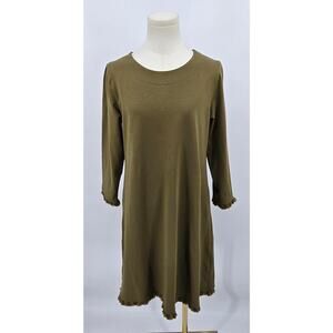 Spartina 449 Island Fringe Dress – Olive Green